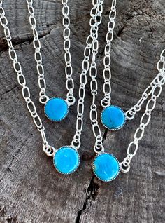 Perfectly dainty to wear everyday our Circular Turquoise Necklace! Everyday Bohemian Turquoise Necklace, Dainty Blue Turquoise Necklace With Adjustable Chain, Adjustable Turquoise Necklace, Minimalist Blue Turquoise Necklace, Everyday Minimalist Turquoise Necklace, Everyday Turquoise Necklace With Adjustable Chain, Adjustable Turquoise Necklace For Everyday, Turquoise Necklace, Turquoise