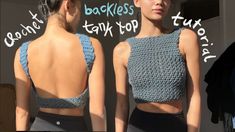 two women wearing sports bras and one has her back turned to the camera