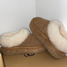 Ugg Tazzlita Size-5 Chestnut New Ugg Tazzlita, Monogram Boots, Ugg Rain Boots, Metallic Ankle Boots, Ugg Boots Classic Short, Ugg Booties, Chestnut Uggs, Ugg Tasman Slippers, Ugg Classic Tall