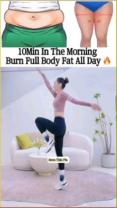 10 Min Morning Workout for Beginners: Fast Weight Loss Results! Jumpstart your weight loss journey with this quick 10-minute workout designed for beginners. Burn calories, boost metabolism, and shed pounds in the comfort of your home. Start your day right and see results fast! #Fitness #WeightLoss #BeginnersWorkout  ( Credit : Beccatian YouTube Channel) Morning Workout For Beginners, 10 Min Morning Workout, 10 Minute Morning Workout, Morning Workout Routine, Back Fat Workout, 10 Minute Workout, Workout Pictures, Belly Fat Workout, Workout Routines