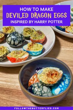 how to make deviled dragon eggs inspired by harry potter