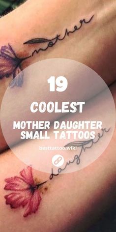 Cherish the Bond: 24 Unique Small Mother Daughter Tattoo Designs Small Tattoos Mother Daughter, Small Mother Daughter Tattoos, Simple Matching Tattoos, Mother And Daughter Tatoos, Mum And Daughter Tattoo, Mother Daughter Symbol, Mommy Daughter Tattoos, Meaningful Symbol Tattoos, Mother Daughter Tattoo