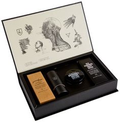 an elephant gift set in a black box