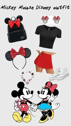 Mickey Mouse Disney outfit inspo Disney Outfit Inspo, Disney Outfit, Disney Inspired Outfits, Disneyland Trip, Run Disney, Disney Outfits, Disney Inspired