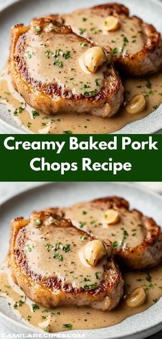 Craving a delicious dinner? This Creamy Baked Pork Chops Recipe is a flavor-packed delight. It’s an easy oven-baked dish that promises to impress your family with minimal effort and maximum taste. Oven Baked Smothered Pork Chops, Baked Smothered Pork Chops In Oven, Smothered Baked Pork Chops, Pork Chops Smothered, Oven Pork Chops, Baked Pork Chops Oven, Tender Pork Chops, Pork Chop Recipes Baked, Pork Chop Dinner