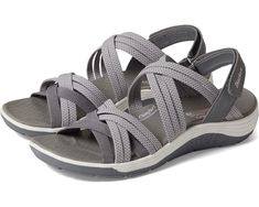 SKECHERS Reggae Cup - Smitten By You | Zappos.com Comfortable Strappy Synthetic Sandals, Gray Synthetic Sandals With Arch Support, Adjustable Gray Synthetic Sandals, Gray Sandals With Arch Support, Shoe Business, Gray Sandals, Nice Sandals, Grey Sandals, Hrithik Roshan