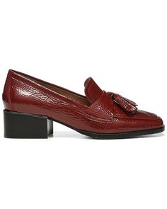 About The Brand: Commitment To Comfort, Combined With Impeccable Craftsmanship. Avici Leather Loafer In Oxblood Rd Leather With Tassel Detail On Vamp Lightly Padded Insole Rubber Sole 1.5In Heel Please Note: All Measurements Are Approximate And Were Taken From A Size 6; Slight Variations May Occur. Imported Leather Loafers, Rubber Sole, Loafers, Size 6, Heels, Red, Leather