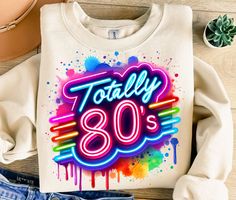 80s Shirt Design, 80s Tshirts Design, 90s Black T-shirt With Sublimation Print, 80s Shirt Svg, I Love The 80s Svg, Totally 80s, Retro 90s, Mens Long Sleeve Tee, Classic Shirt