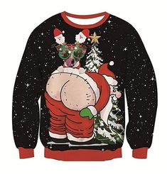 Christmas Mens Graphic Hoodie Sweatshirt Xmas Pullover Green Red Wine White Yellow Crew Neck Santa Claus Prints Butt Ugly Sweater Cotton 2023 - US $20.99 Christmas Crewneck Sweatshirt, Christmas Pullover, Xmas Jumpers, Navy Hoodie, Christmas Crewneck, Christmas Tops, Mens Sleeve, Fashion Hoodies, Printing Design