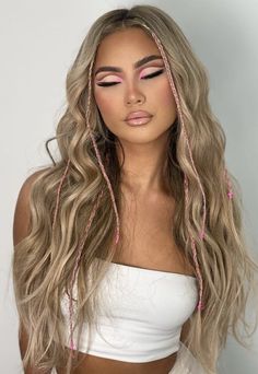 Top Hair Styles, Rave Hairstyles, Music Festival Makeup, Music Festival Hair, Coachella Hair, Trending 2023, Rave Hair, Birthday Hairstyles, Festival Inspo