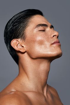 Make Up Campaign, Mens Makeup Natural, Beauty Photography Ideas, Model Makeup Natural, Male Model Face, Content Studio, Fashion Models Men, Skin Aesthetics, Skin Model