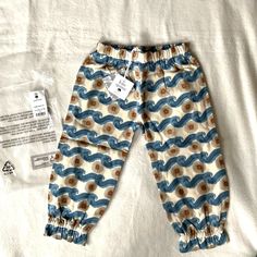 Nwt Kate Quinn Blue Orange Cotton Gauze California Ocean Sun 3t From Smoking Free And Pet Free Indoor Blue Hair Clementine, Playful Blue Cotton Sleepwear, Blue Cotton Graphic Print Shorts, Blue Pre-washed Cotton Pants, Orange Kyanite, Kate Quinn, Baby & Toddler Clothing, Kids Bottoms, Bottom Clothes