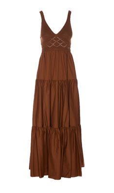 Liu Jo brown dress, knitted top with bow detail on the back, long modelComposition: 100% Cotton Top With Bow, Italian Luxury Brands, Zimmermann Dress, Pleats Please Issey Miyake, Poplin Dress, Knitted Top, Brown Dress, Liu Jo, Yoga Wear