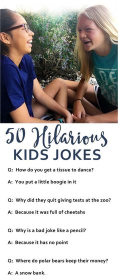 50 jokes appropriate for kids! Hilarious Jokes, Funny Jokes For Kids, Kids Laughing, Jokes And Riddles, Mia 3, Bad Jokes, Jokes For Kids