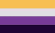 the flag of south africa is shown in purple, yellow and orange