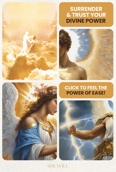 an image of angels in the clouds with text that says,'you can be sure to