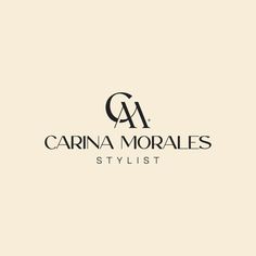 the logo for carina morales stylist, an italian fashion brand that has been