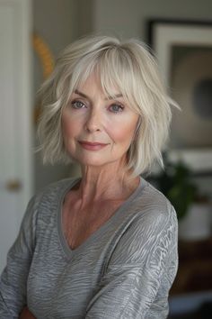 Tame thick hair with 8 short haircuts designed for women 60+, balancing manageability with style. Short Hairstyles Over 50, Short Shaggy Haircuts, Sarah Harris, Fine Straight Hair, Stylish Short Haircuts, Cozy Dinner, Romantic Adventures, Trendy Short Haircuts