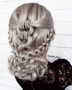 102 Wedding Hairstyles 11 Infinity Braids, Another Braid, Couture Dior, Braid Updo, Infinity Braid, Chain Braid, Viking Hair, Braided Updo, Wedding Hairstyles For Long Hair