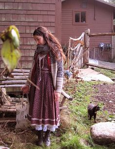 Natural Kei, Mori Style, Moda Hippie, Sax Dress, Mori Fashion, Forest Style, 일본 패션, Mori Girl Fashion, Gunne Sax Dress