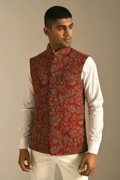 Nehru Jacket For Men, Wedding Kurta, Wedding Kurta For Men, Embroidered Motifs, Kurta Design, White Kurta, Nehru Jacket, Nehru Jackets, Photography Poses For Men