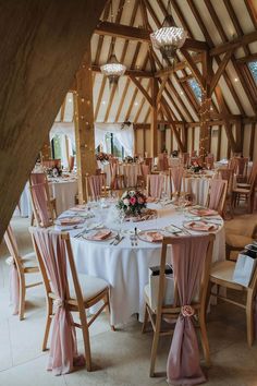 A rustic barn wedding during spring with a pink colour scheme Pink Flower Arch, Table Setting Simple, Colour Scheme Wedding, Pink Spring Wedding, Rustic Pink Wedding, Wedding Table Pink, Pink Table Settings, Beach Wedding Pink, Pastel Pink Weddings