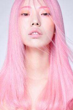 Orange Eye Makeup, Pastel Pink Hair, Hair Quiz, Pastel Hair, Her Eyes, 영감을 주는 캐릭터, Grunge Hair