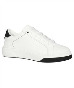 Step out in style with these luxurious low-top sneakers. The contrasting leather heel insert and round toeline add a sophisticated touch to this classic design. Crafted from 100% calf leather with a 100% rubber sole, these sneakers are the perfect combination of comfort and high-end fashion. Whether you're running errands or meeting up with friends, these sneakers are sure to elevate any casual outfit. Indulge in luxury and step up your footwear game with these must-have low-top sneakers. Contra White Leather Sneakers Men, White Leather Sneakers, Versace Bags, Rubber Heels, High End Fashion, Lv Bag, Fendi Bags, Casual Backpack, Sneakers White