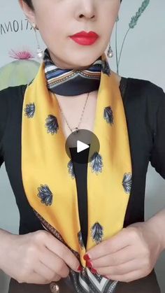 Tie A Silk Scarf, Ways To Tie Scarves, Diy Scarf, Scarf Tying, Style Mistakes, Scarf Styles, Ponchos, Silk Scarf, Classy Outfits