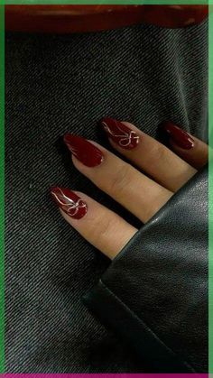 Get ready to embrace the bold and timeless trend taking 2025 by storm: cherry red nails! This iconic shade is making a major comeback, adding a pop of vibrant confidence to every look. Whether you prefer a classic glossy finish, modern matte, or intricate nail art, cherry red nails are the ultimate nail inspo for Maroon Summer Nails, Nails To Go With Maroon Dress, Red Patterned Nails, Oval Burgundy Nails, Nails With Burgundy Dress, Nails For Burgundy Dress, Nails 2024 Red, Dark Romance Nails, Red Dark Nails