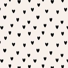 black and white hearts on a light background