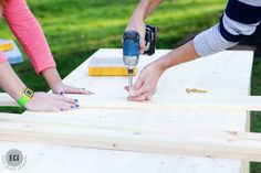 IKEA HACK: Build a Farmhouse Table the Easy Way! | East Coast Creative Building A Farmhouse, Vintage Farmhouse Table, Farmhouse Table Plans, Eco Furniture