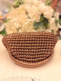 Bronze Metallic Leather Woven Pouch Clutch Bag Handmade Evening Wedding Bag Crochet Luxury Clutch Purse - Etsy Handmade Brown Handheld Evening Bag, Brown Handheld Handmade Evening Bag, Handmade Brown Clutch Evening Bag, Handmade Brown Handheld Clutch, Handmade Brown Evening Clutch, Brown Clutch Evening Bag For Wedding, Brown Wedding Clutch Evening Bag, Handmade Brown Clutch Coin Purse, Handmade Clutch Evening Bag