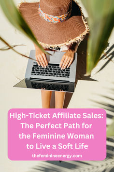 High-ticket affiliate sales present a unique opportunity for feminine women to live a soft life—one characterized by working on their own terms, creating wealth with flow, and enjoying time freedom. click to know how!  #bossbabe #businessowner #mompreneur #entrepreneur #workfromhome #highticketaffiliate #affiliatemarketing #feminineenergy #softlife #softgirlera #feminine #divinefeminine A Soft Life, Creating Wealth, Soft Life, Time Freedom