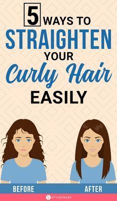 How To Easily Straighten Curly Hair, How To Straight Curly Hair Naturally, Curly Hair To Straight How To Get, Products To Straighten Curly Hair, Curly Hair To Straight Hair Naturally, How To Make Your Curly Hair Straight, Straighting Hair Tips, From Curly To Straight Hair, How To Get Straight Hair Curly