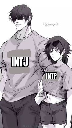 #intj mbti #intp #mbti Intj Personality Pfp, Intp Characters Fictional, Intj Men, Intj Boyfriend, Intp X Intj, Intp Love, Intp Fanart, Intp Mbti, Intj Humor