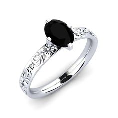 Gold Indian Jewelry, Black Ring, Onyx Gemstone, Onyx Ring, White Gold Ring, How To Look Classy, Black Rings, White Gold Rings, Gemstone Colors