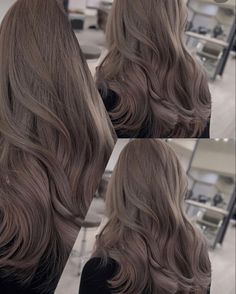 Korean Wavy Hair, Extreme Haircut, Haircut Transformation, Before And After Hair, Hair Styels, Ash Hair Color, Cute Hair Colors, Candy Hair