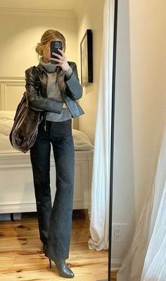 Turtleneck Outfit, Outfit Chic, Uni Outfits, Autumn Outfit, Office Outfits