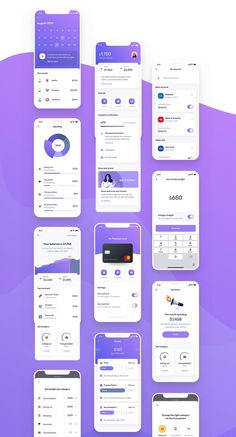 Uluwatu Financial UI Kit Premium Financial Mobile App UI Kit Mobile App Screen Design, Financial App Design, Payment App Ui Design, Payment Ui Design Mobile, Fintech App Ui Design, Mobile Payment Ui, Payment Ui Design, App Screen Design