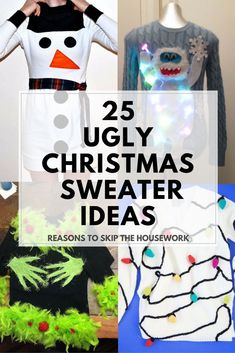 Christmas Sweater Outfits, Best Ugly Christmas Sweater