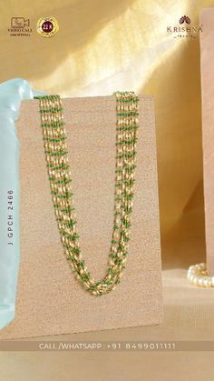 Gold Video, Emerald Bead, Gold Jewellery Design Necklaces, Jewelry Model, Jewelry Design Necklace, Gold Jewellery Design