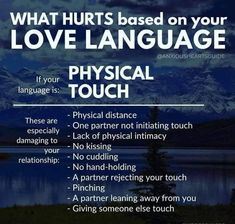 Love Language Physical Touch