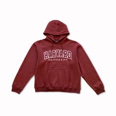 Harvard Collegiate Hoodie - The Harvard Shop Harvard Logo, Harvard Students, Patagonia Jacket, School Spirit, Piece Of Clothing, Big Kids, Custom Clothes, Athleisure, In Style