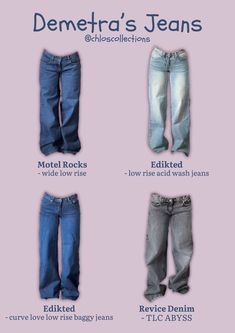 The jeans that we all love! Demetra's jean collection is a dream. #demetra #demetrajeans #demetraclothes #aesthetic #lowwaistedjeans #jeans #ad Demetra Jeans, Pants Guide, Jean Collection, Low Waisted Jeans, Cute Clothing Stores, Jeans Collection, Jean Large, Jeans Outfits