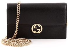 Check out the Gucci Interlocking Chain Wallet Crossbody Black available on StockX Gucci Wallet On Chain, Wallet On Chain, Chain Wallet, New Trend, Wallet Chain, Black Hardware, Newest Trends, New Trends, Michael Kors Monogram