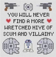 a cross stitch pattern with the words you will never find a more watched by someone