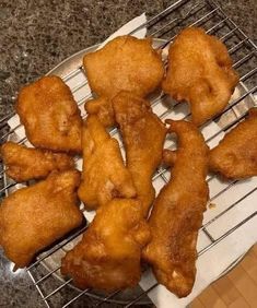 chicken wings on a cooling rack ready to be cooked