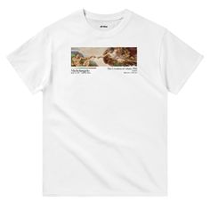 This T-shirt is part of the Collection Art Essentials This collection brings you the classics from art history, those works that made history, a before and an after, those pieces that we should have in our everyday life like any other classic. This heavyweight cotton t-shirt is a durable staple product with a classic fit. One of the most popular items, it has a relaxed style made for everyday and casual wear - Seamless double-needle collar - Double-needle sleeve and bottom hems - 100% combed and Creation Of Adam T Shirt, The Creation Of Adam, Art Essentials, T Shirt Art, Shirt Art, How To Clean Iron, Tshirt Art, Art Unique, Popular Items