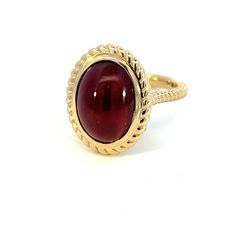 Natural Solitaire Finely Faceted Quality Spessartite Garnet Ring 6.5 14k Y Gold 8.08 Cts Certified $3,150 310586This is a Unique Custom Made Glamorous Piece of Jewelry!Nothing says, “I Love you” more than Diamonds and Pearls!This Solitaire Spessartite Garnet Ring has been Certified, Inspected, and Appraised by Gemological Appraisal LaboratoryGemological Appraisal Laboratory of America is a proud member of:- GIA Alumni Association- National Association of Jewelry Appraisers- International Consort Formal Yellow Gold Cabochon Sapphire Ring, Formal Jewelry With Fluted Bezel, Formal Yellow Gold Ruby Ring With Cabochon, Formal Fine Jewelry Ring With Cabochon, Formal Fine Jewelry Cabochon Ring, Luxury Oval Cabochon 14k Stamped Rings, Luxury 14k Stamped Oval Cabochon Ring, Luxury Stamped 14k Oval Cabochon Ring, Yellow Gold Oval Cabochon Rings For Formal Occasions